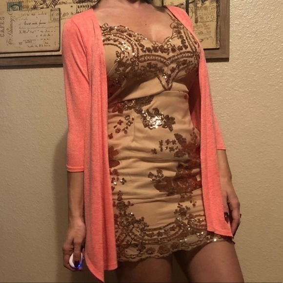 {Arizona Jeans Co} pink light weight cardigan XS/S - Picture 3 of 5